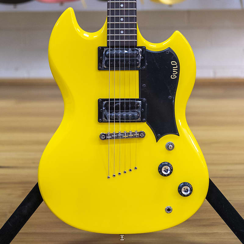 Guild Polara Electric Guitar (Voltage Yellow) Reverb
