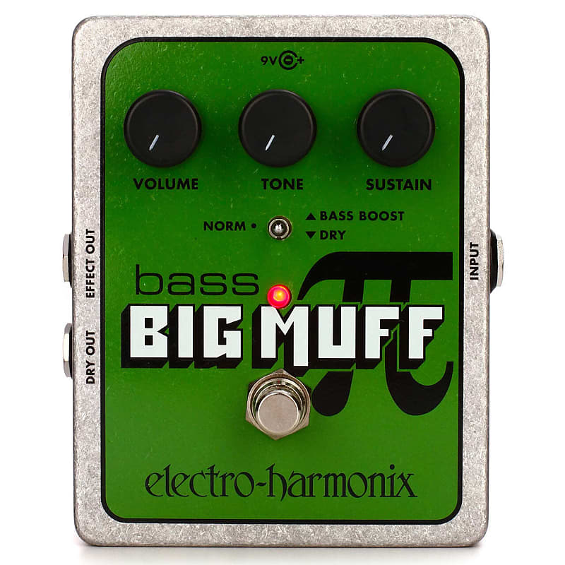 Electro-Harmonix Bass Big Muff Pi Distortion / Sustainer - Green image 1