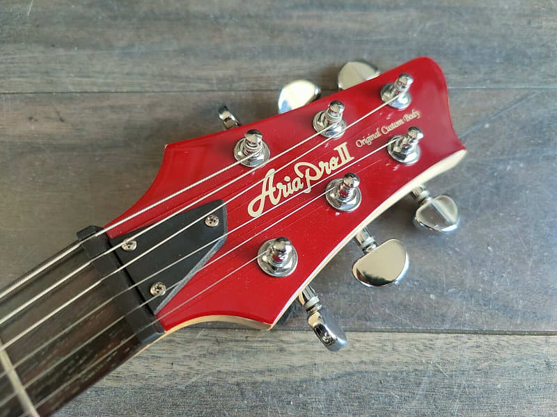 Aria Pro II MAC Series Superstrat (Candy Apple Red) | Reverb