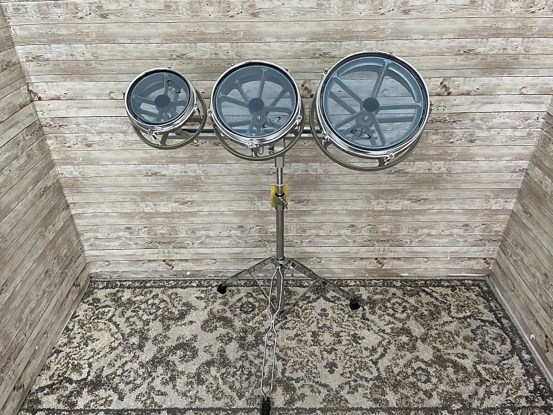 Used 6"/8"/10" Roto Toms W/ Stand Reverb