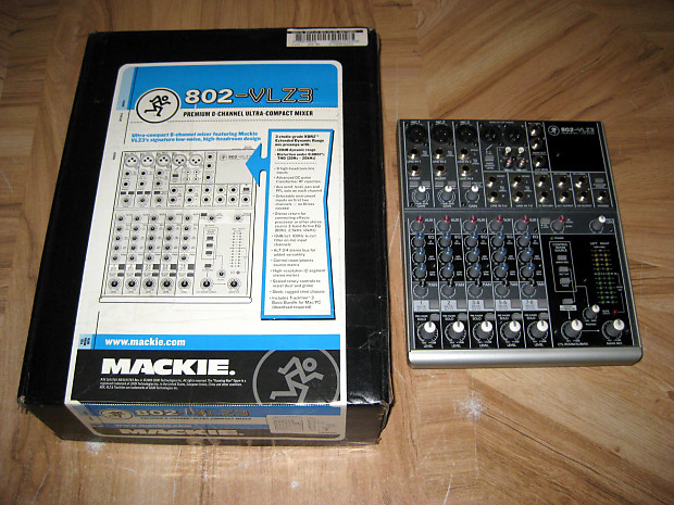 Mackie 802-VLZ3 8-Channel Compact Audio Mixer