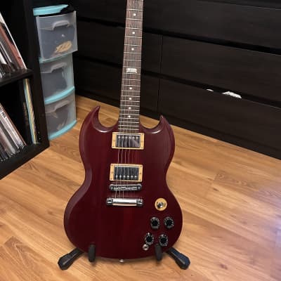 1990 Greco SG Electric Guitar Cherry SS-600 Lawsuit Mint 