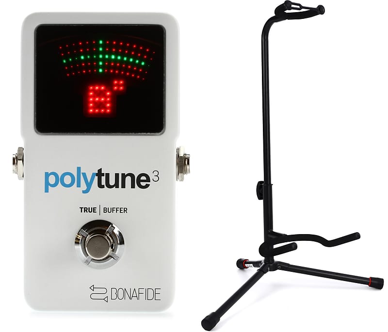 TC Electronic PolyTune 3 Polyphonic LED Guitar Tuner Pedal Reverb