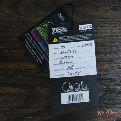 2023 Paul Reed Smith PRS Core Series 10 Top Studio 22 Rosewood Fingerboard Faded Violet Burst image 11