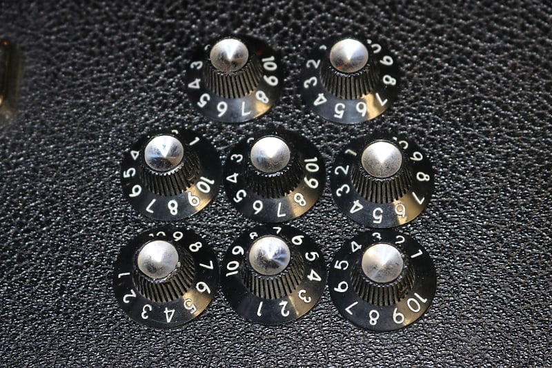 Vintage Original Fender Blackface Amp Control Knobs Reverb