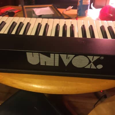 Univox Compact 2 Keyboard 1970’s Original Black image 2