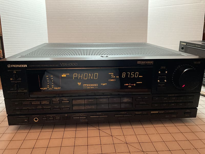 Vintage 1988 Pioneer VSX-9300 High End A/V Receiver Phono | Reverb