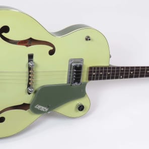 1962 Gretsch 6125 Tenor Guitar Two Tone Smoke Green image 14