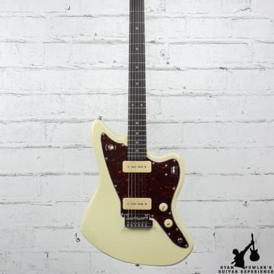 Tajima TW-61 in Vintage White Heavily Modified | Reverb