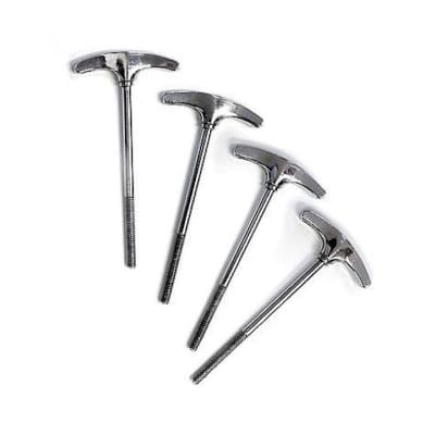 Ludwig Drums Parts P3034AP 4-pack Classic T-rods with washers 4 1/8 in. image 1