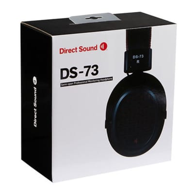 Direxound DS-73 Critical Listening Semi-Open Back Headphones - Black image 2