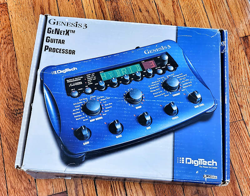 DigiTech Genesis 3 Guitar Effects Processor Blue Reverb