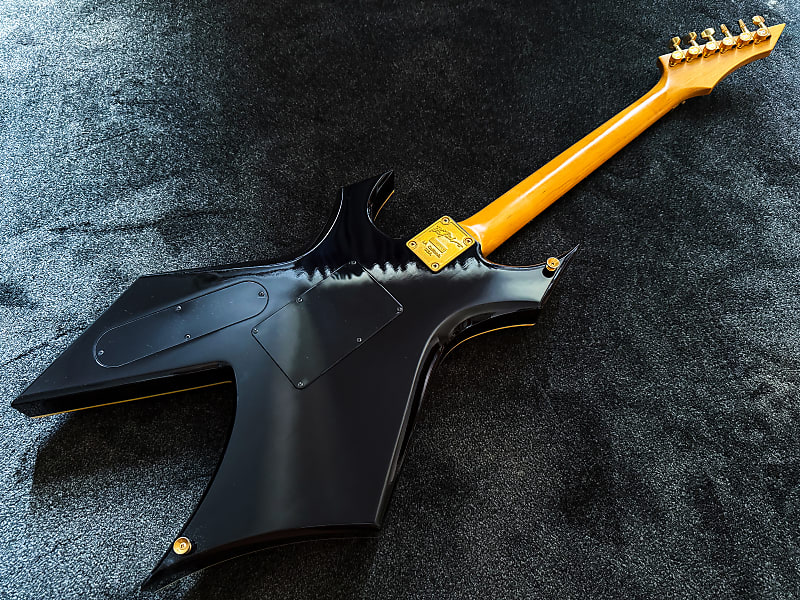 B.C Rich 日本製 black 1988 BC Rich Warlock NJ Series Black w/ Floyd Rose, Nagoya