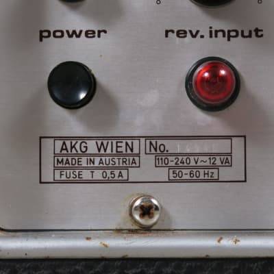 AKG BX-15 vintage two-channel spring reverb (serviced) image 4