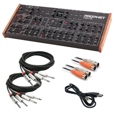 Dave Smith Instruments Sequential Prophet Rev2 16-Voice Desktop Synth CABLE KIT image 1