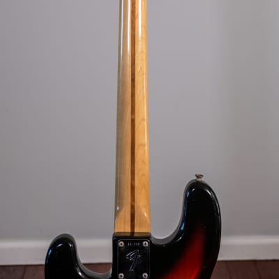 Fender Precision Bass Fretless with Maple Fingerboard 1970 - 1983 Sunburst image 7
