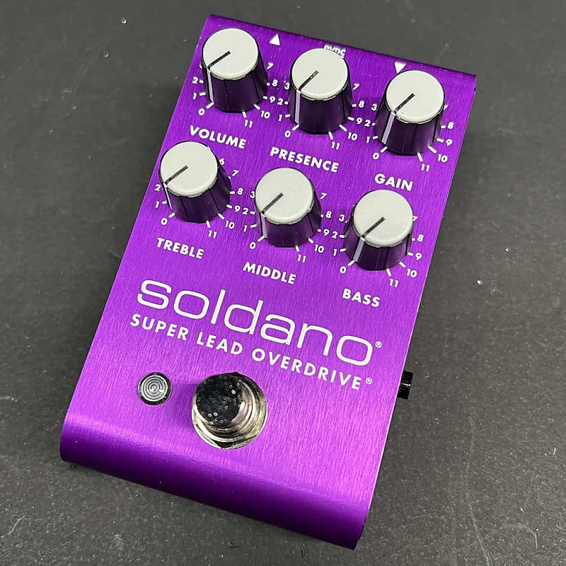 SOLDANO SLO Pedal Super Lead Overdrive Purple (04/08) | Reverb