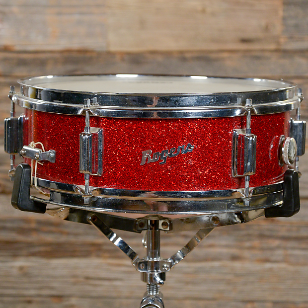 Rogers Luxor 5x14" 6-Lug Wood Snare Drum with Beavertail Lugs 1960s image 1