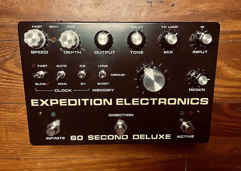 Expedition Electronics 60 Second Deluxe Delay Looper Pedal 2023 - Black