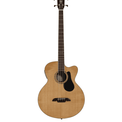 Alvarez AB60CE - Acoustic / Electric Bass Guitar with Cutaway image 2