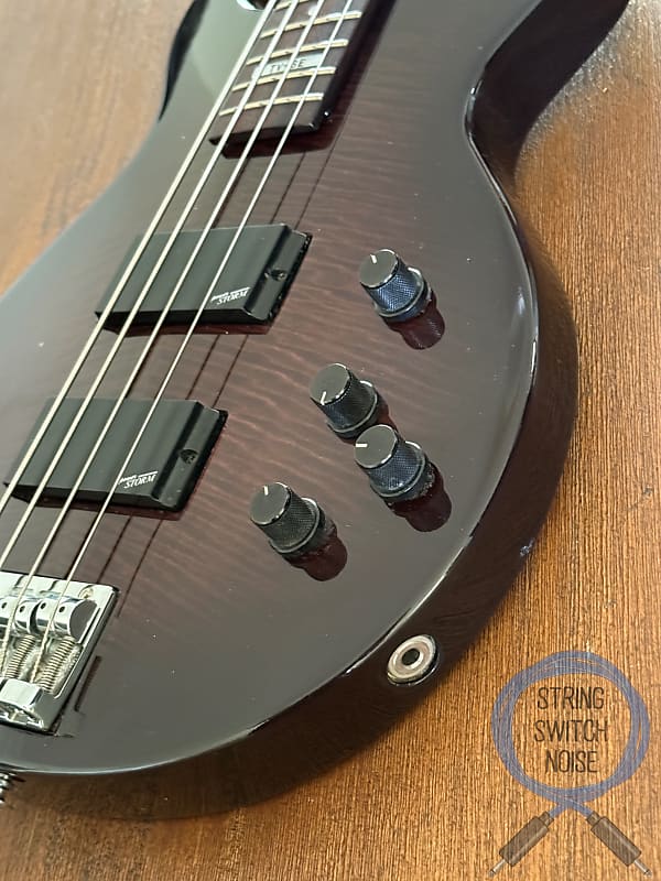 Greco TV Bass, TV-SE, Black Brown Burst, MIJ, 2002, Active Greco TV Bass, TV-SE, Black Brown Burst, MIJ, 2002, Active