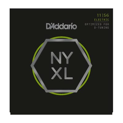 D'Addario NYXL1156 Electric Guitar Strings, Medium Top / Extra-Heavy Bottom image 1