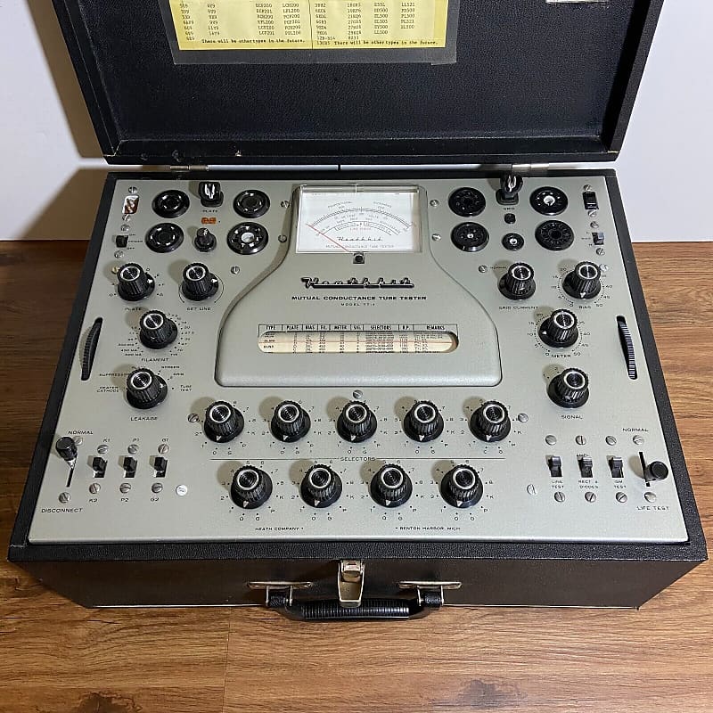 Heathkit TT-1 / TT-1A Mutual Conductance Tube Tester, Restored & Calibrated