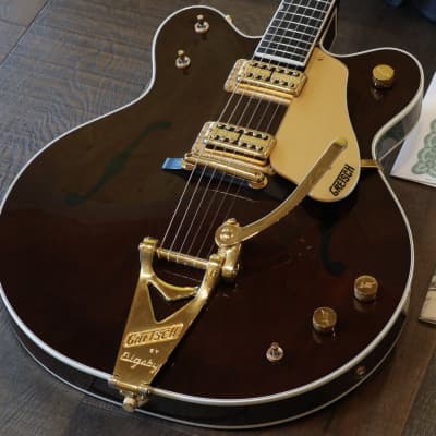 Gretsch G6122 1962 Country Classic Walnut Stain w/ Belly Rest + COA OHSC image 2