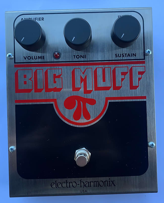 Electro-Harmonix Big Muff Pi 2000 - Present - Silver / Black / Red image 1