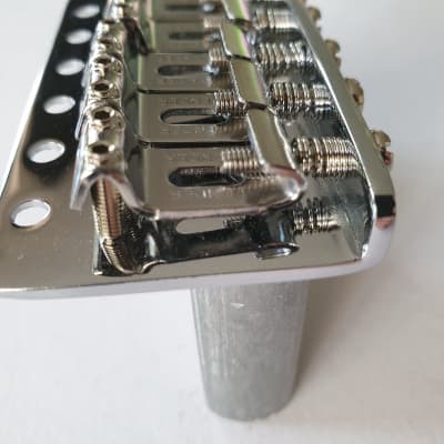 Fender Genuine Stratocaster 2-1/16" Spacing  chrome guitar tremolo 0071014049 image 7