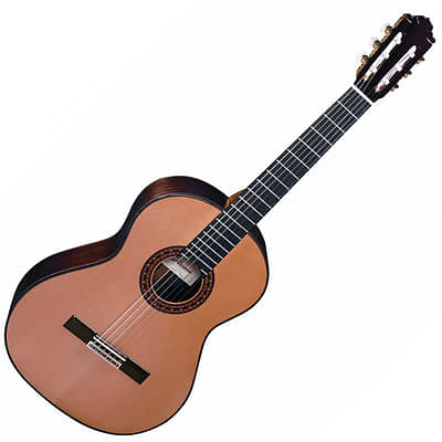 almansa Conservatory 436 chitarra classica con case rigido image 1