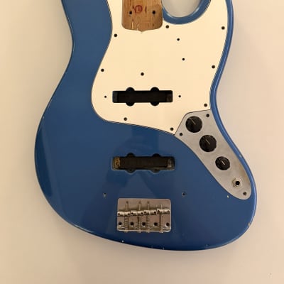 Fender Jazz Bass Body 1971 Lake Placid Blue Refin image 10