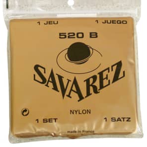 Savarez 520B Traditional White Card Classical Guitar Strings - Low Tension