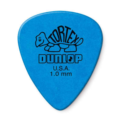 Dunlop 418P100 Tortex Standard Guitar Pick 1.0mm (12-Pack) image 1