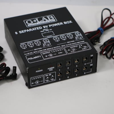 G Lab Guitar Laboratory 8 Separated 9v Power Box PB-1 | Reverb