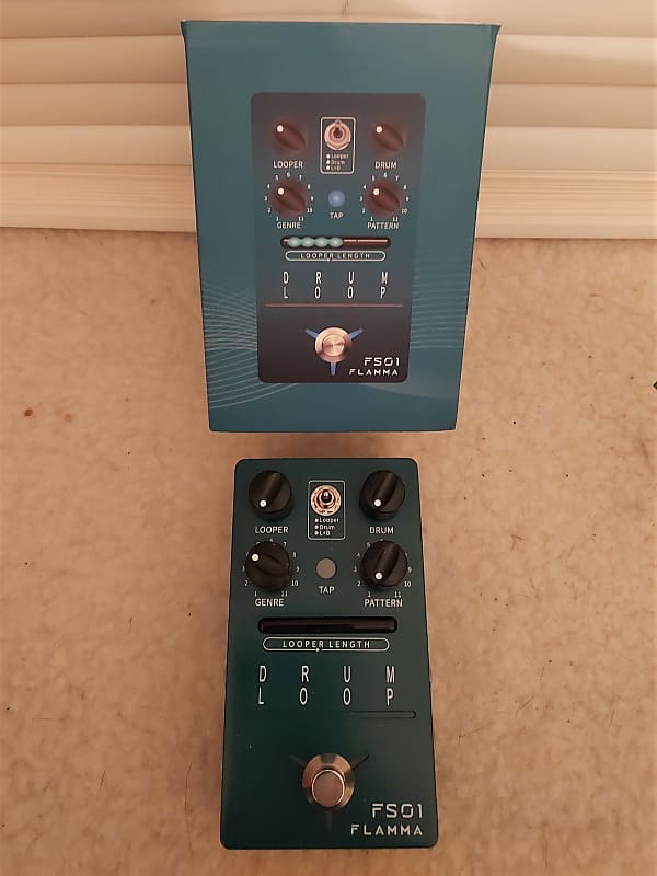 FLAMMA FS01 Drum Machine & Phrase Loop Pedal Guitar Pedal Reverb