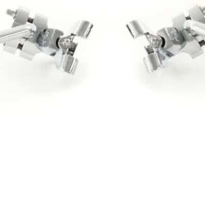 DW DWSM2224 Clamp-On Bass Drum Hoop Spur System (Pair) image 1