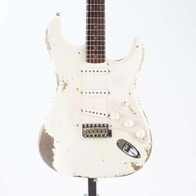 Fender Custom Shop Limited Edition '59 Stratocaster Heavy Relic 2017 - Aged Olympic White for sale