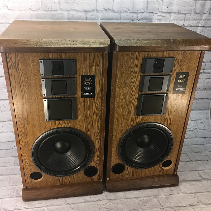 Vintage sanyo clearance floor speakers