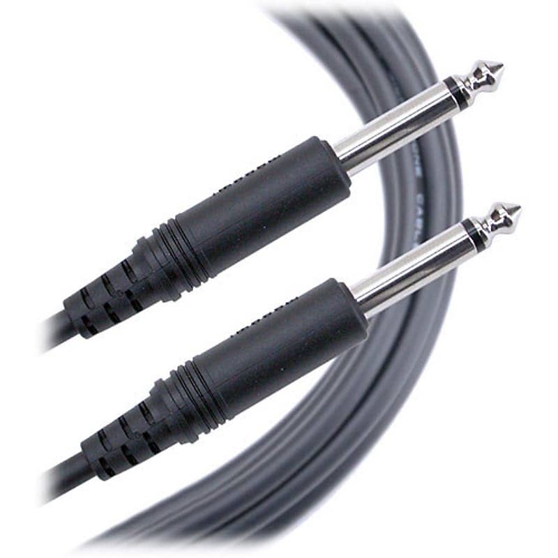 Mogami Pure-Patch Mono TS 1/4" Male to TS 1/4" Male Audio/Video Patch Cable (75 Ohm) - 6’ image 1