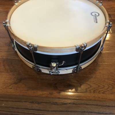 Bello Drum Co. 14” x 5” Prototype Thin Shell Fiberglass Snare Drum 2021 Flat Black image 1