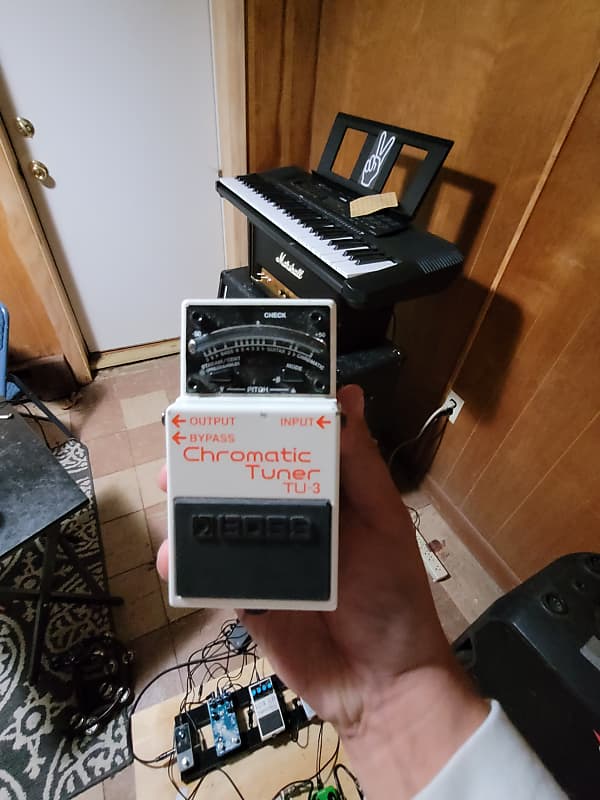 Boss Chromatic Tuner 2018 White Reverb