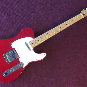 Fender James Burton Standard Telecaster 1996 Red/Maple image 1