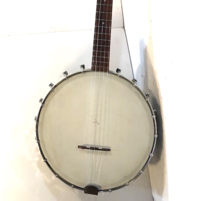 Vintage 5 string bluegrass banjo The knock off 1970s Black image 2