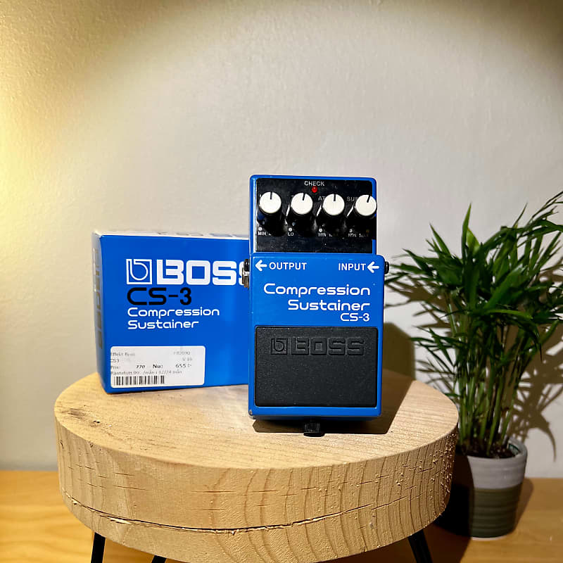 Boss CS-3 Compression Sustainer (Silver Label) 1997 - Present Blue image 1