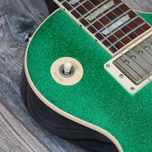 Rare and MINTY! Gibson Les Paul Custom Shop Standard 2008 Vintage Green Sparkle + COA and OHSC image 19
