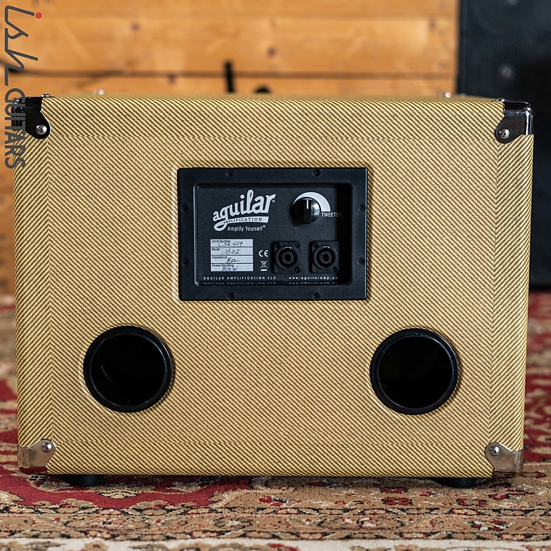 Aguilar DB112 Boss Tweed 8ohm Bass Speaker Cabinet | Reverb