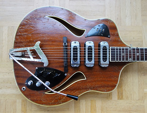 MIGMA Thinline guitar East Germany super rare ~1965 image 1