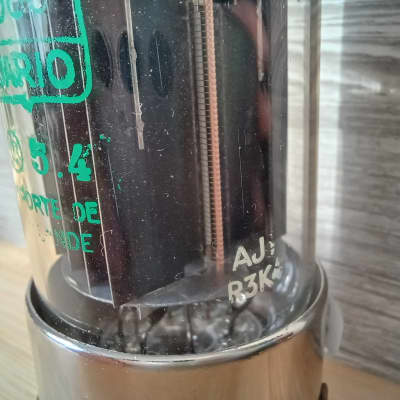 Super rare 1963  NOS MULLARD 6080 BLACK PLATE  triple mica Mitcham  PERFECT  balance super strong  Miniwatt label AJ1 model CV2984 6AS7 5998 image 8