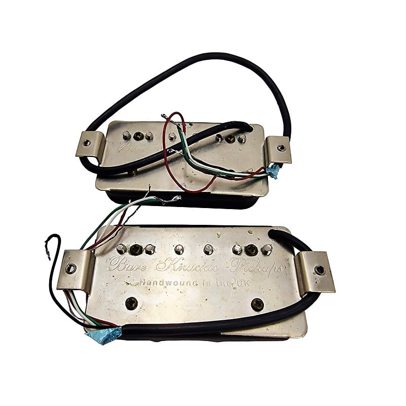 Bare Knuckle The Mule Pickup Set, Black Uncovered | Reverb